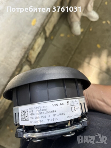 Airbag Golf 7 GTI/GTD оригинален, снимка 5 - Части - 56229439
