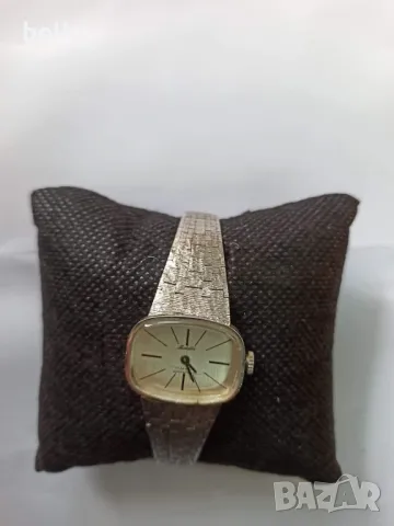 Сребърен дамски часовник Medalia 17 камъка-835 проба механика ,работещ,30 грама ,17 см дължина., снимка 3 - Други ценни предмети - 50385975