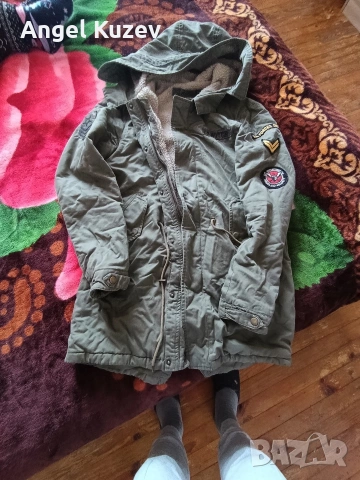 Мъжко милитъри яке Black Number (Authentic Brand) – Размер S, КАТО НОВО!, снимка 2 - Якета - 53574337