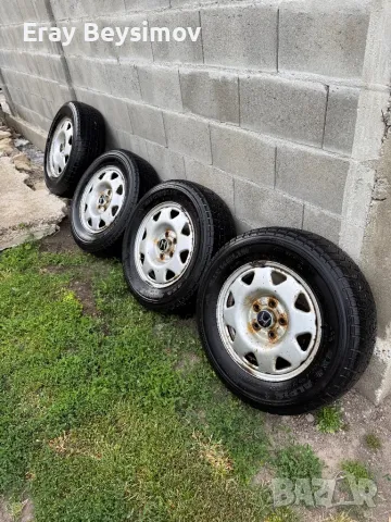 Железни джанти с гуми за Хонда црв 15 цола, снимка 4 - Гуми и джанти - 50390527