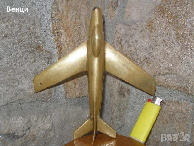 Бронзов Самолет, снимка 13 - Антикварни и старинни предмети - 53602258