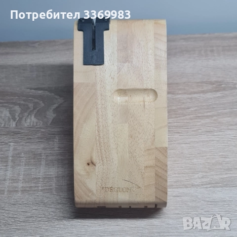 Дървен блок за ножове DEGLON, снимка 3 - Аксесоари за кухня - 52202886
