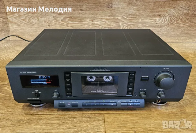 Касетен дек Philips FC 950 3-Head – Флагманът на 900 Series, Триглав касетен дек, снимка 3 - Декове - 55738596