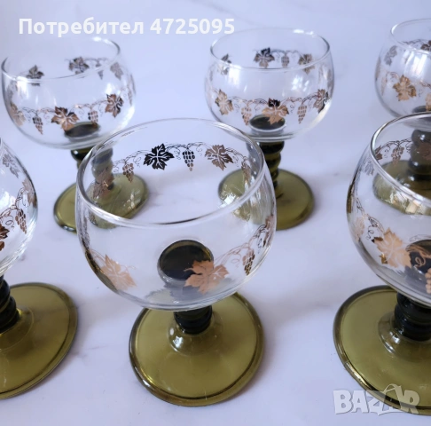 Кристални чаши за ракия, снимка 2 - Чаши - 53785095