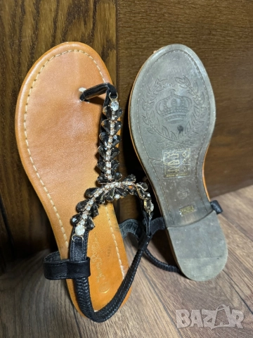 Сандали с камъни и перли, 38 номер, Нови, снимка 11 - Сандали - 51705414