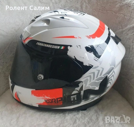 Scorpion EXO-710 Air – Franzan Design (Размер М) – ТОП състояние!, снимка 5 - Аксесоари и консумативи - 53290310