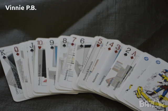 Карти за игра с компютърна техника, електроника и периферия