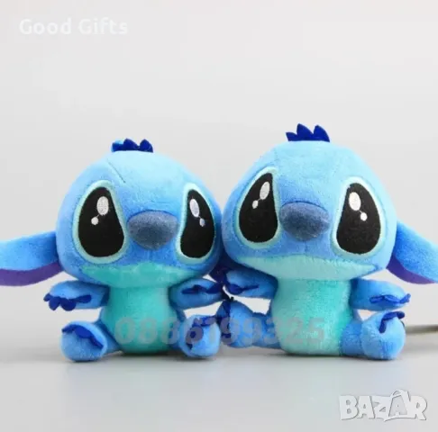 2 броя Плюшена играчка ключодържател Лило и Стич плюшени играчки, снимка 3 - Плюшени играчки - 47308129