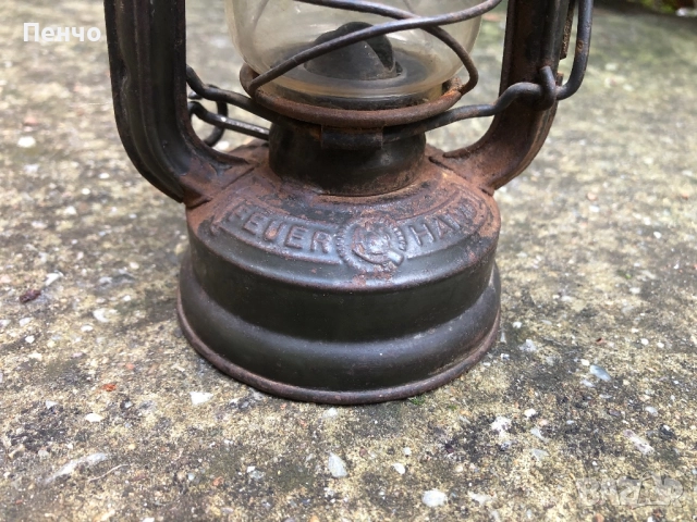 стар немски военен фенер "FEUERHAND №75 ATOM" - WEHRMACHT - WWII - ОРИГИНАЛ, снимка 10 - Антикварни и старинни предмети - 50558987