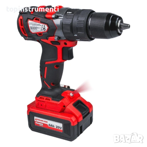 Винтоверт ударен 20V, 2x4Ah 62Nm RAIDER RDI-CDB01 Industrial, снимка 3 - Винтоверти - 53536289