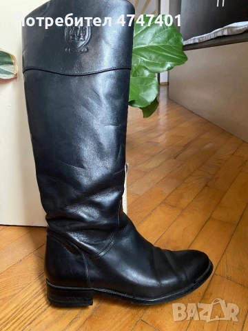 Ботуши от естествена кожа, дамски, Massimo Dutti, снимка 2 - Дамски ботуши - 53606503