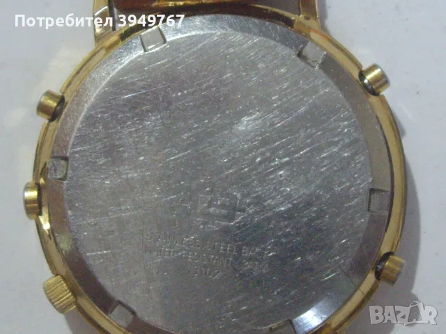 Отлично запазен и работещ хронограф., снимка 3 - Мъжки - 56011649