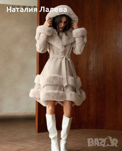 Красиво зимно палто, снимка 2 - Якета - 53160909