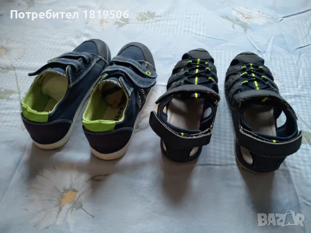 летни обувки за момче номер 35,2бр по 5лв+бонус7бр чорапки, снимка 3 - Детски обувки - 50330290