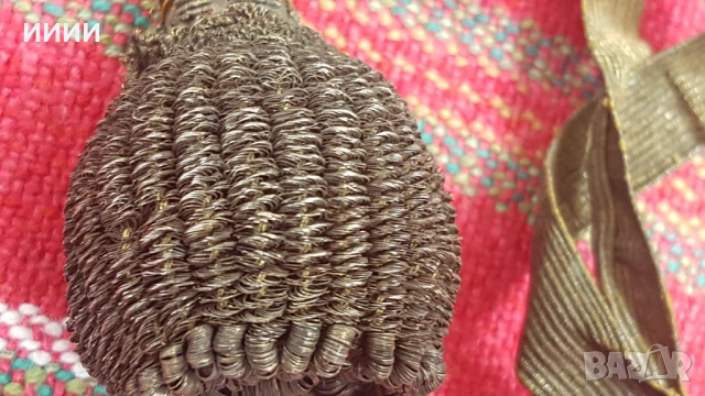 Темляк за сабя шпага със сребро, снимка 3 - Антикварни и старинни предмети - 53214142