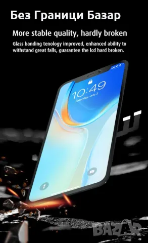 Нов Дисплей за iPhone XR с лепенка и протектор за екран Комплект за ремонт Айфон части, снимка 7 - Резервни части за телефони - 48231451