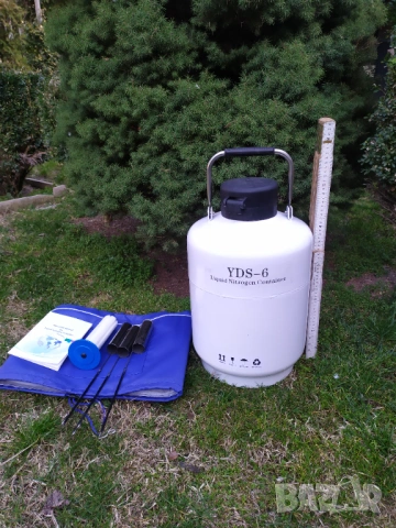 Дюаров съд - контейнер за течен азот YDS-6 , снимка 8 - Лаборатория - 53828553