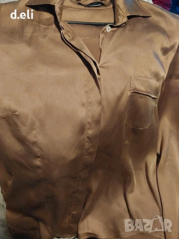 Max Mara Original Size M 100% Коприна Страхотна ризка, снимка 9 - Ризи - 49789932