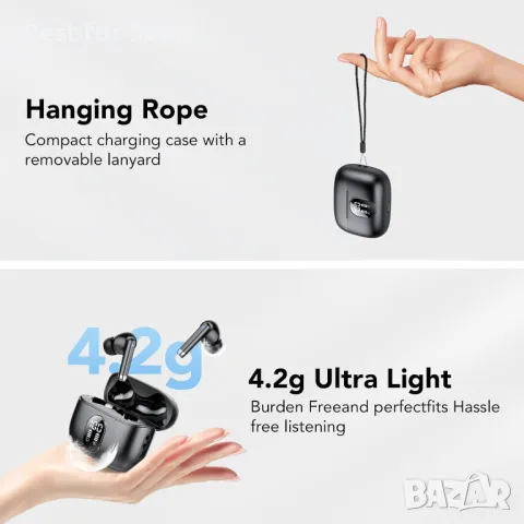 Безжични слушалки , Bluetooth 5.3 , снимка 3 - Bluetooth слушалки - 49447395