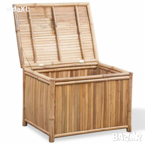 vidaXL Бамбукови кутии за съхранение, 3 броя, снимка 2 - Скринове - 56146446