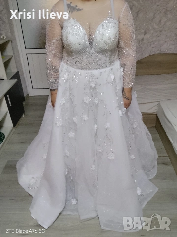 свадбена булченска рокля нова , снимка 5 - Сватбени рокли - 53589062