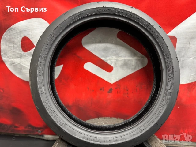 120 70 17, Мото гума, Pirelli Diablo SuperCorsaSP, снимка 4 - Гуми и джанти - 50974212