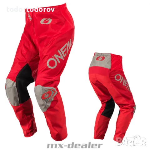 Мотокрос Брич Панталон O'Neal Matrix Ridewear Red/Gray ,размер 32 М-L, снимка 1