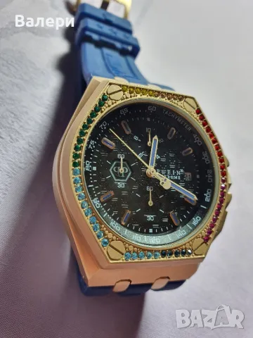 Часовник Philipp Plein 100% Оригинал, снимка 4 - Мъжки - 50072714