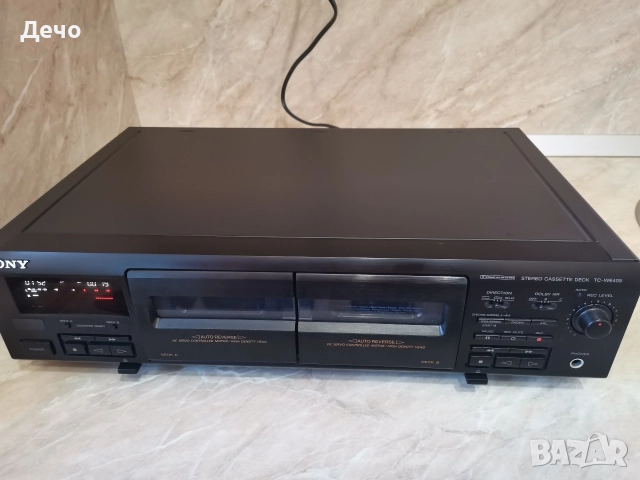 Касетен дек Sony tc we405, снимка 5 - Декове - 52872332