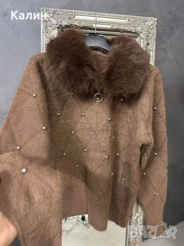 Дамска кашмирена жилетка - два цвята - 33€, снимка 2 - Жилетки - 53037206