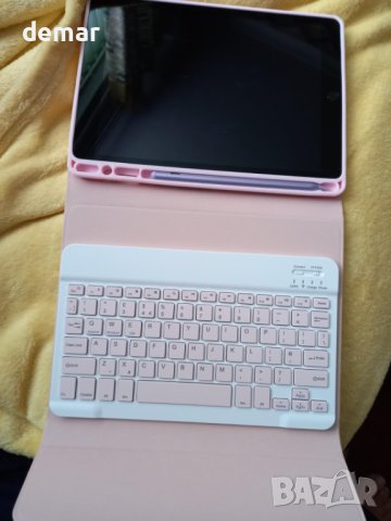 Калъф с клавиатура за iPad 10.2 2021/2020/2019 - розов, снимка 9 - Калъфи, кейсове - 42326419