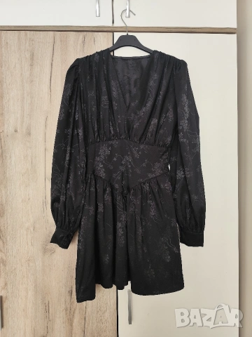 Жакардова рокля Хс-С размер , снимка 3 - Рокли - 53615607