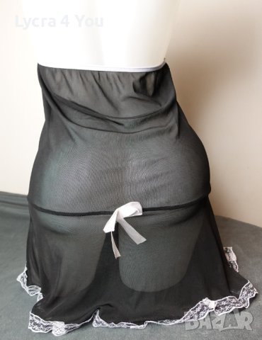 S/M секси костюм за ролеви игри - домашна прислужница/камериерка, снимка 7 - Бельо - 42146505