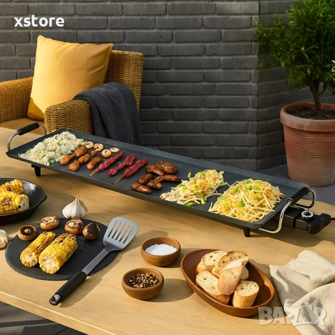 Електрическа скара Royalty Line RL-TP18210 / RL-TP18211, 1800W, Мраморно покритие, 5 нива, Термостат, снимка 2 - Скари - 52698917