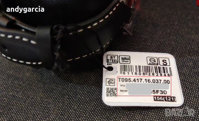  TISSOT Quickster T095.417.16.037.00 Мъжки часовник с хронограф и дата чисто нов, 100% оригинален , снимка 9 - Мъжки - 51512169