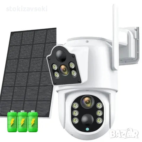 icsee 4MP Безжична соларна камера за видеонаблюдение, снимка 1