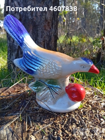 Порцеланова птица 19 см, снимка 3 - Колекции - 52429298