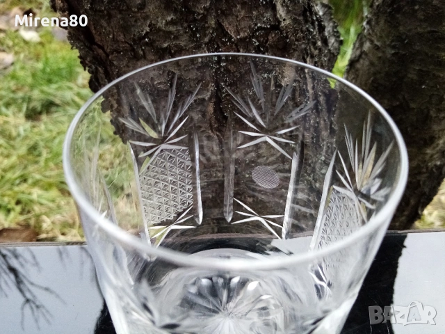 * Велизара * - 4 кристални чаши за уиски, вода !, снимка 3 - Чаши - 53419167