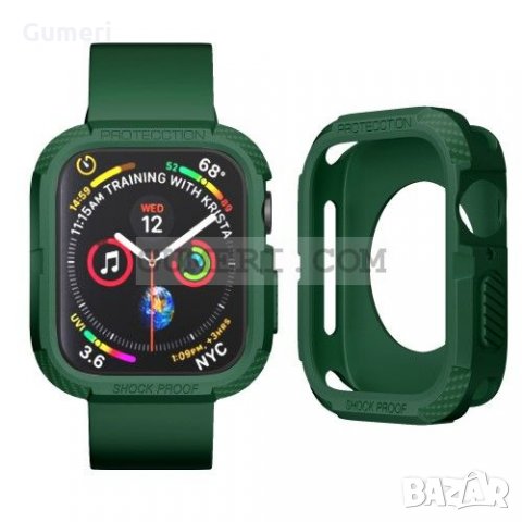 Apple Watch Series 7 41mm - Силиконов калъф, снимка 2 - Аксесоари за Apple - 35929515