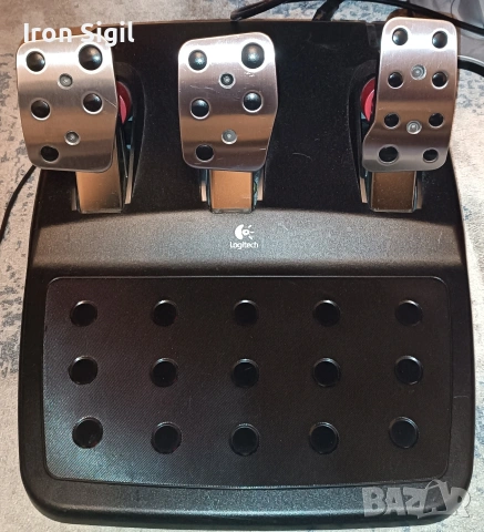 Logitech G27 - Ново Състояние - Upgraded Brake, снимка 6 - Джойстици и геймпадове - 53609031