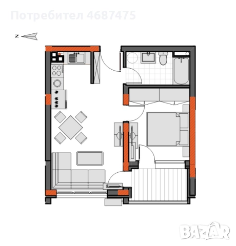 Geoinvest : Комплекс "Изгрев II" сграда номер 5, ап. 1 , снимка 2 - Апартаменти - 52847411