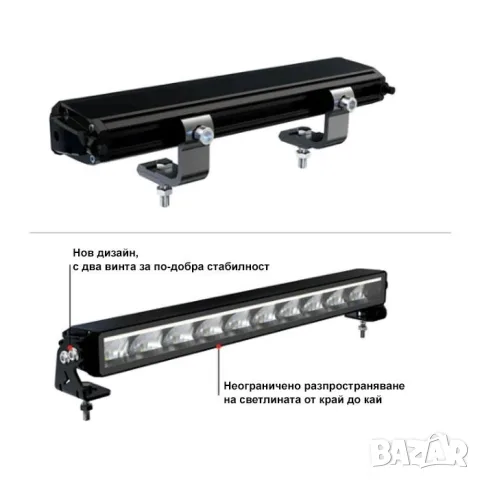 LED бар 75W 55 см, снимка 4 - Аксесоари и консумативи - 55864404