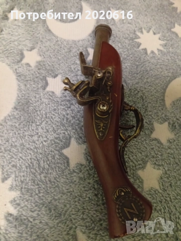  Ретро пистолет , снимка 3 - Антикварни и старинни предмети - 53168400