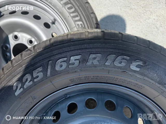 Джанти с гуми за ивеко дейли размер 225/65 R 16C, снимка 2 - Гуми и джанти - 49376899