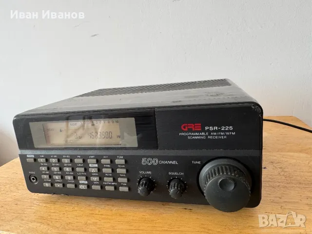 GRE PSR-225 базов VHF/UHF скенер, стилен мобилен/базов скенер от висок клас, снимка 5 - Други - 50165233