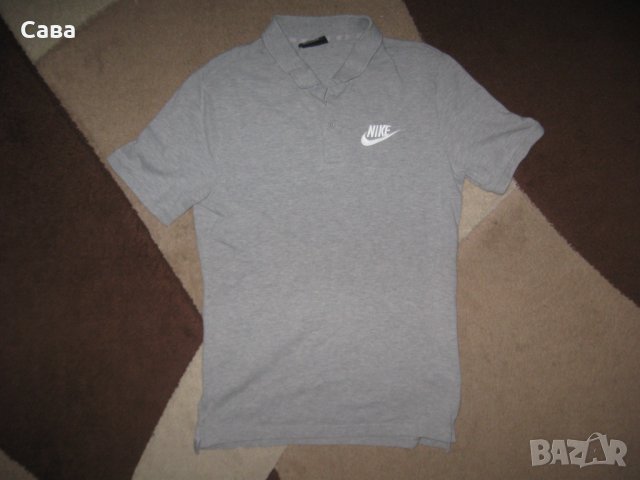 Тениски NIKE  мъжки,С  /сиви и бяла/, снимка 2 - Тениски - 41291503