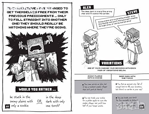 Нова официална илюстрована книга на Minecraft за 2023 деца колекция подарък, снимка 2 - Други - 42491038