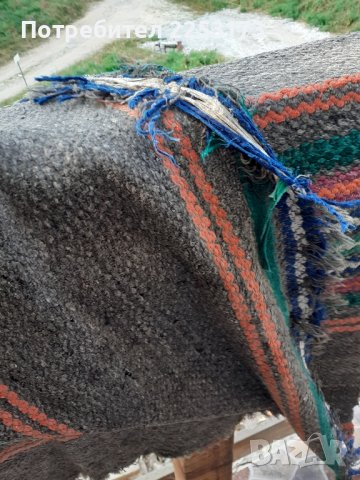 Стара вълнена черга, снимка 3 - Декорация за дома - 41568399