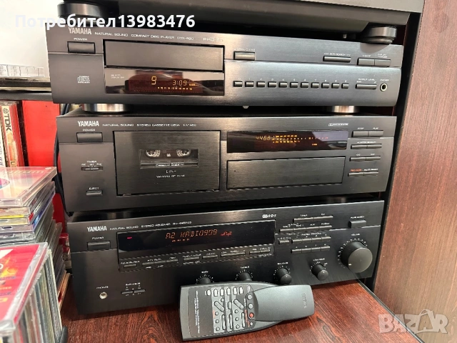 Сет Yamaha RX-495RDS, KX-480, CDX-590 PRO BIT, RAX 7, снимка 2 - Аудиосистеми - 53466963