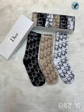 чорапи в кутия nike hermes karl lagerfeld fendi lacoste , снимка 6 - Дамски чорапи - 50746627